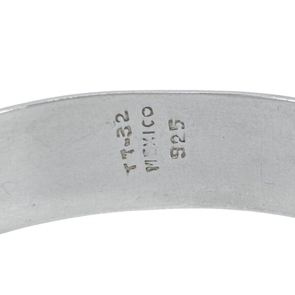 Vintage Mexico Taxco TT-32 Sterling Silver Bullfighter Shadow Box Bangle 7.5" - Picture 4 of 8